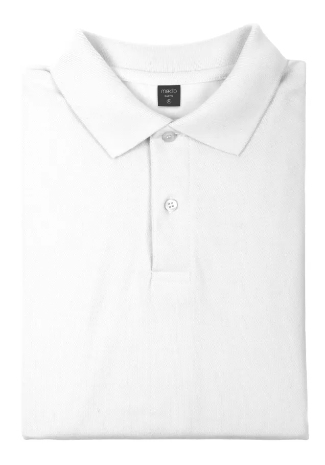 Polo Bartel Blanco Tallas: S, M, L, XL, XXL