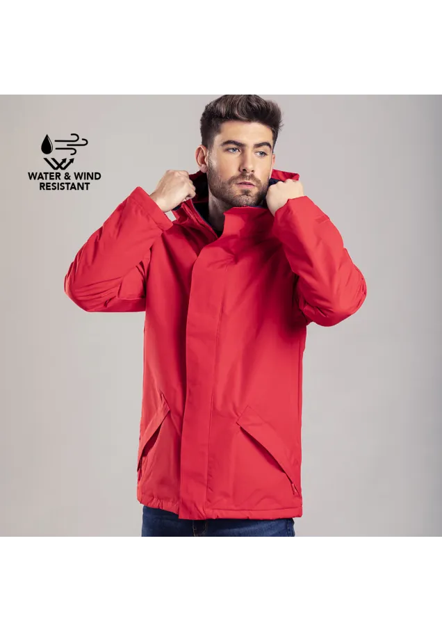 Parka Flogox Tratamiento Impermeable. Cremallera Interior para Impresión. Tallas: S, M, L, XL, XXL