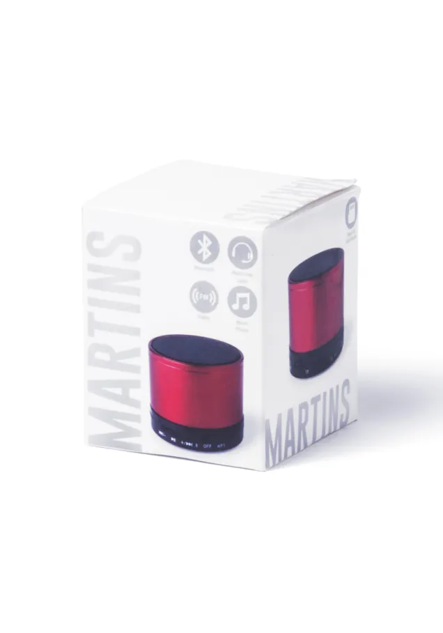 Altavoz Martins Conexión Bluetooth. Potencia 3W. Recargable USB. Cable Incluido