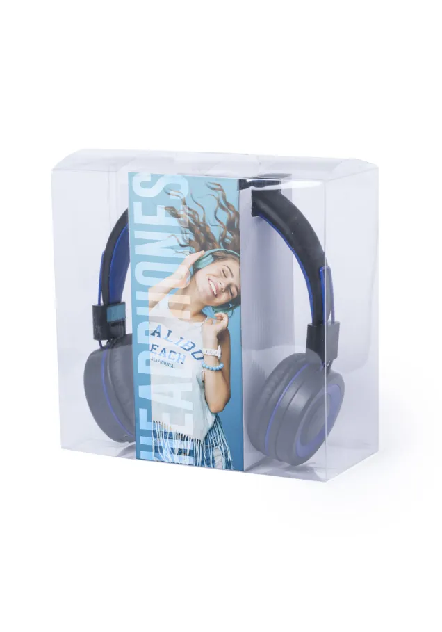Auriculares Tresor Conexión Bluetooth. Conexión Jack 3,5 mm. Recargable USB. Cable Incluido