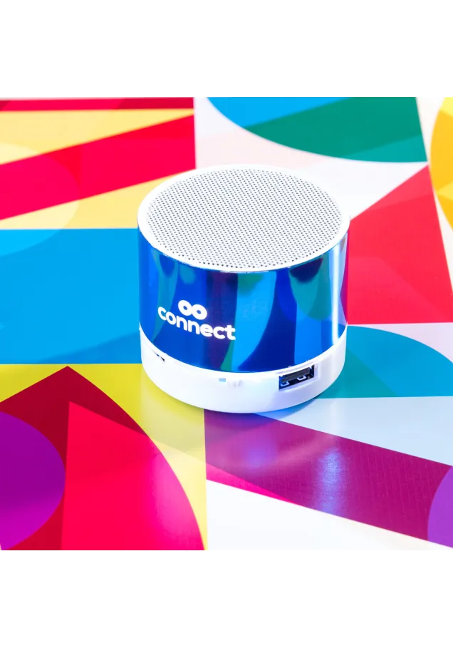 Altavoz Viancos Luces Led. Conexión Bluetooth. Potencia 3W. Recargable USB. Cable Incluido