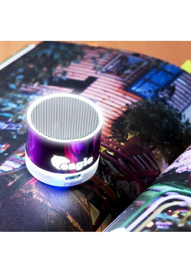 Altavoz Viancos Luces Led. Conexión Bluetooth. Potencia 3W. Recargable USB. Cable Incluido