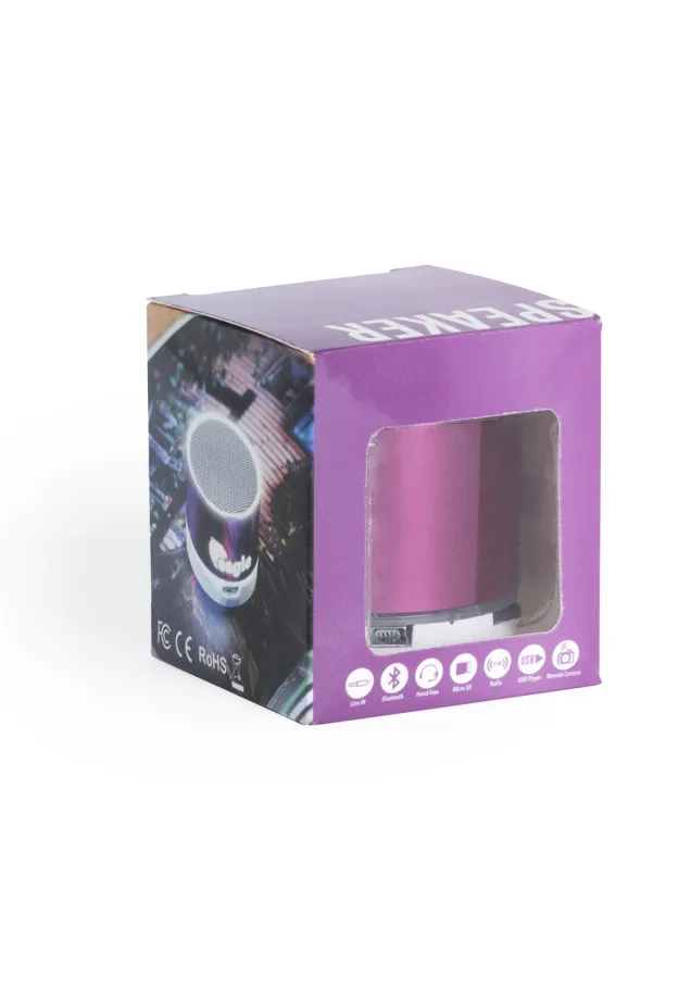Altavoz Viancos Luces Led. Conexión Bluetooth. Potencia 3W. Recargable USB. Cable Incluido