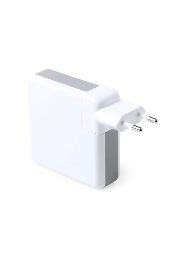 Adaptador Viaje Multifunción Teimpor Inalámbrico. 6700 mAh. 2 Salidas USB 2400 mA y 1 Salida Tipo C 2400 mA. Entrada Tipo C. USA, Europa, Asia, Reino Unido, Australia