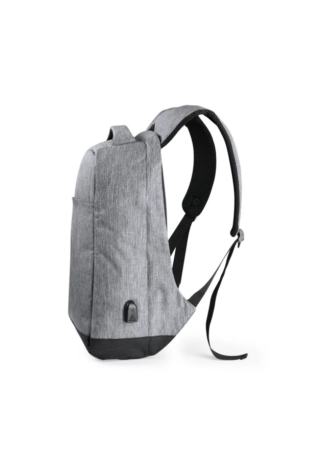 Mochila Antirrobo Vectom Conexión USB. Bolsillo Acolchado para Portátil y Tablet. Parte Trasera y Cintas Acolchadas