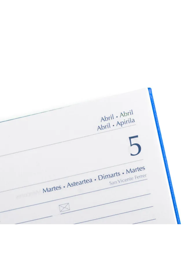 Agenda Wayro Página Día
