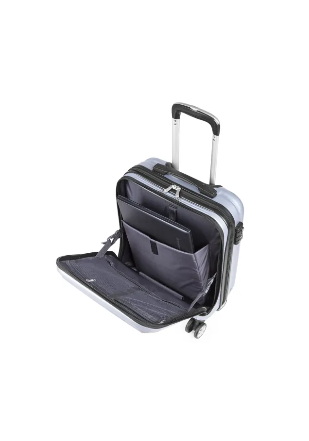 Trolley Kleintor Rígido. 4 Ruedas Giratorias. Bolsillo Acolchado para Portátil. Cierre Seguridad TSA Incluido