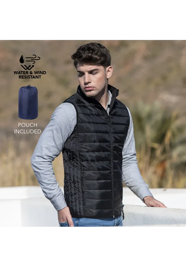 Chaleco Belsan Resistente al Viento y al Agua. Funda Poliéster Incluida. Tallas: S, M, L, XL, XXL