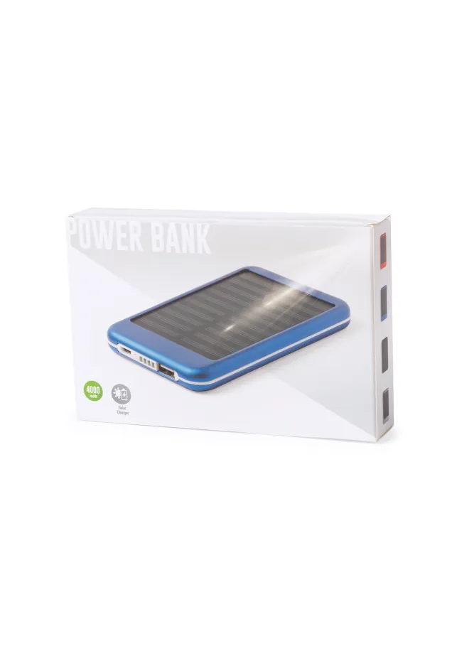 Power Bank Rudder 4000 mAh. Salida USB. Entrada Micro USB. Cable Incluido