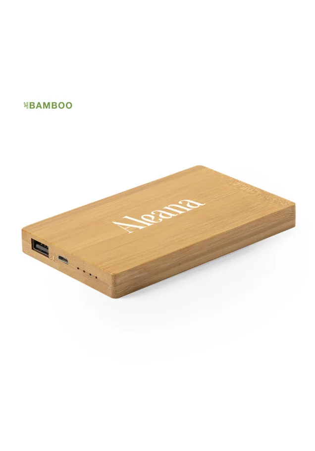 Power Bank Nipax 5000 mAh. Salida USB. Entrada Micro USB. Cable Incluido