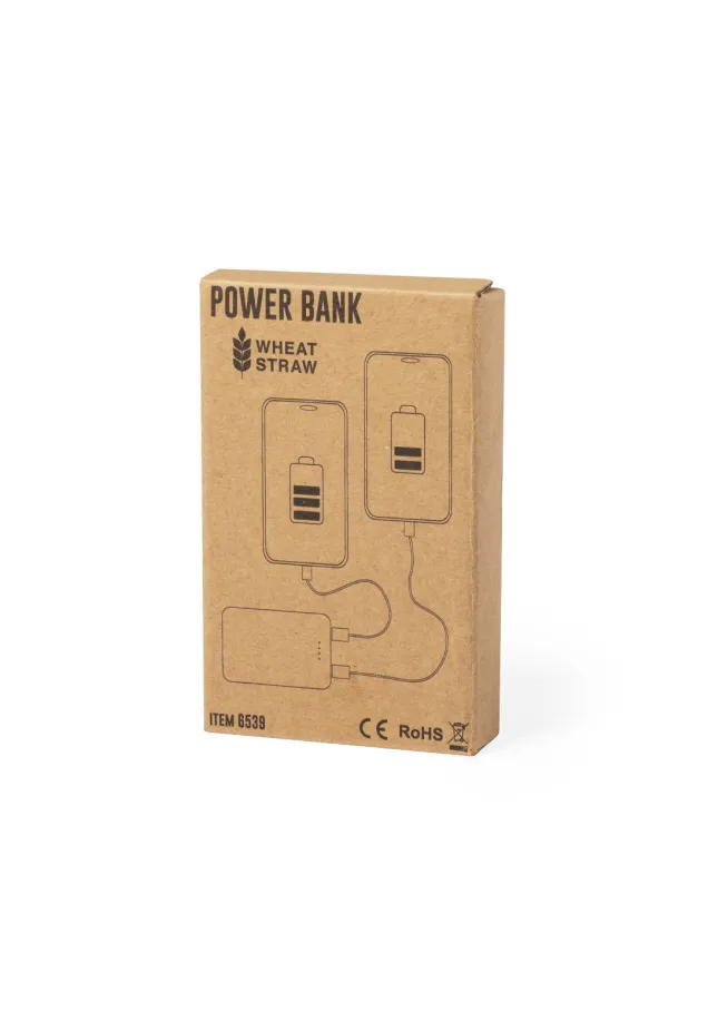 Power Bank Shiden 5000 mAh. 2 Salidas USB. Entrada Micro USB. Cable Incluido