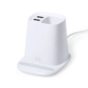 Lapicero Multifunción Pekon Inalámbrico. 2 Salidas USB 2000 mA. 1 Puerto USB 2.0. Cable Incluido