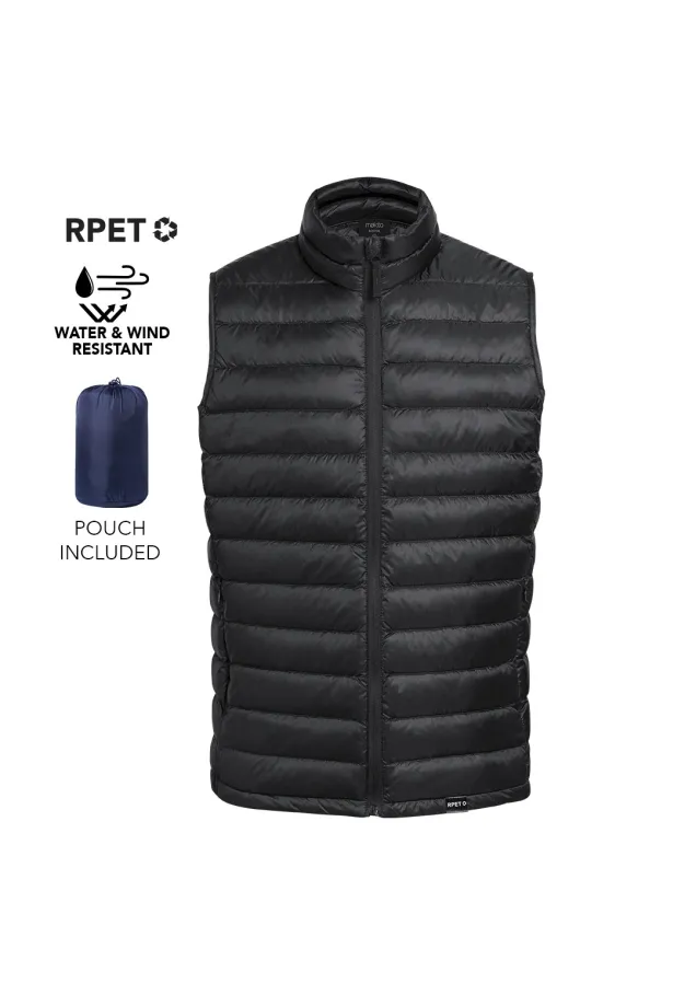 Chaleco Rostol Resistente al Viento y al Agua. Funda RPET Incluida