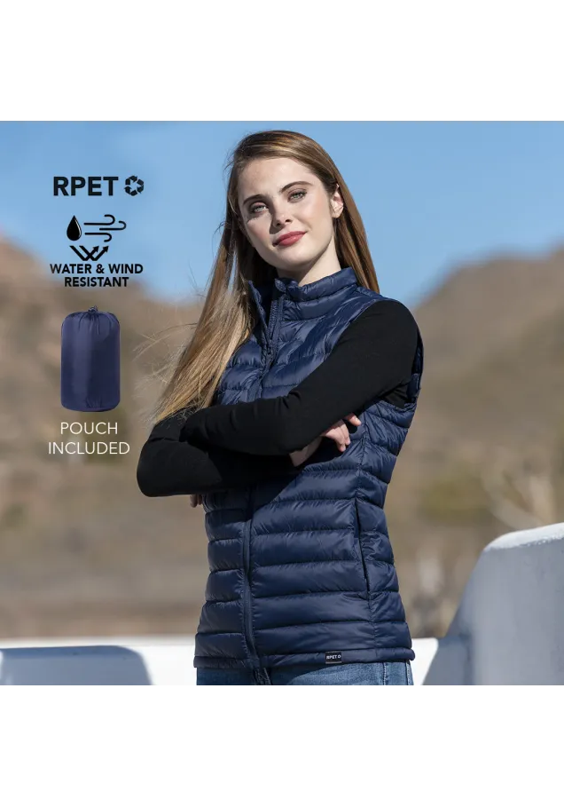 Chaleco Rostol Resistente al Viento y al Agua. Funda RPET Incluida