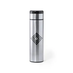 Termo Kaucex 420 ml. Medidor Temperatura Táctil. Presentación Individual. Infusor Incluido. Pila Botón Incluida