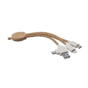 Cargador Stuart Conexión Micro USB, Tipo C y Lightning