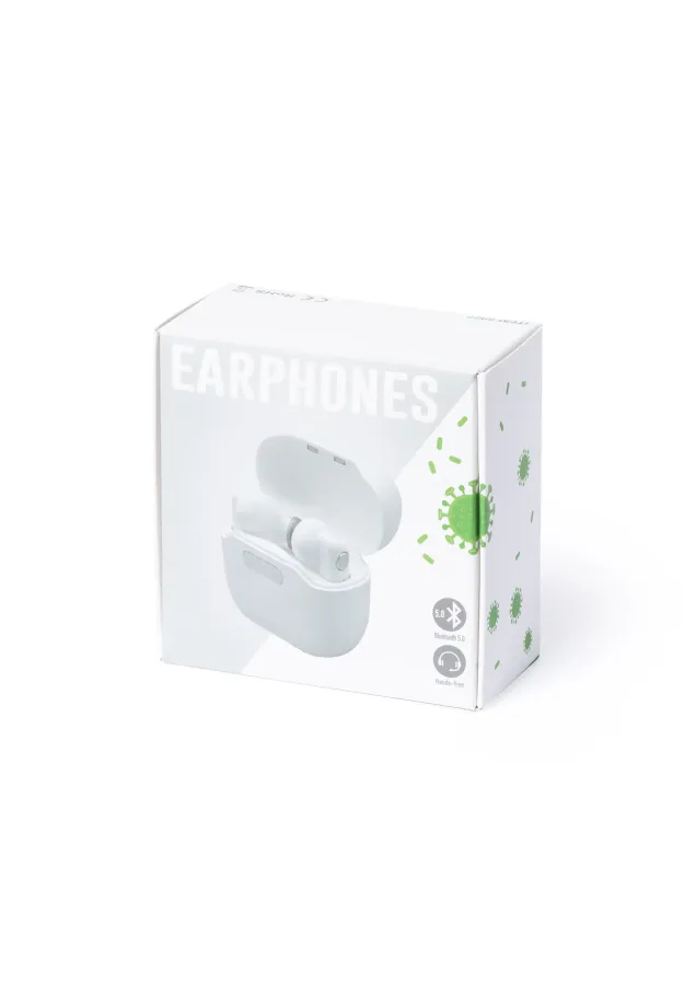 Auriculares Coleman Luz Ultravioleta. Conexión Bluetooth. Recargable USB. Cable Incluido