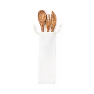 Set Cubiertos Socex 3 Piezas. Funda Algodón Incluida