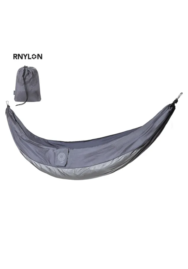 Hamaca Camping Funda Nylon Reciclado Incluida