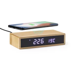 Reloj Multifunción Islum Inalámbrico 5W. Intensidad de Luz Regulable. Conexión USB