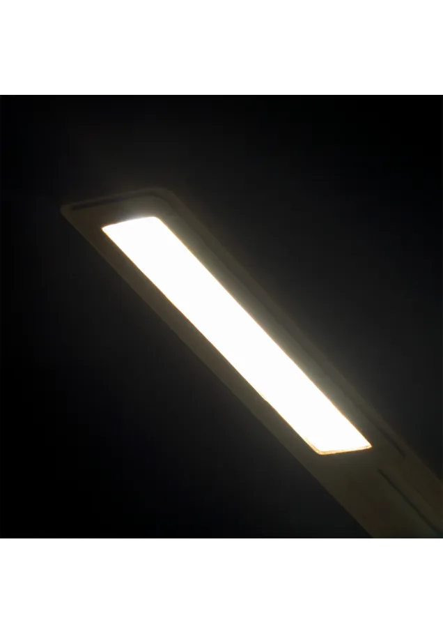 Lámpara Cargador Sleya 25 Ledes. 3 Posiciones de Luz. Intensidad de Luz Regulable. Conexión USB. Inalámbrico 10W. Plegable