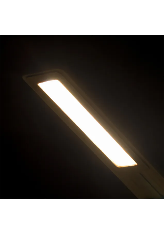 Lámpara Cargador Sleya 25 Ledes. 3 Posiciones de Luz. Intensidad de Luz Regulable. Conexión USB. Inalámbrico 10W. Plegable