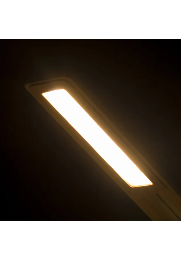 Lámpara Cargador Sleya 25 Ledes. 3 Posiciones de Luz. Intensidad de Luz Regulable. Conexión USB. Inalámbrico 10W. Plegable