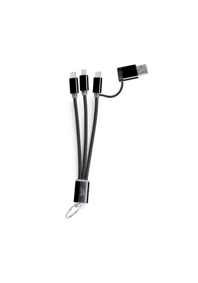 Cargador Frecles Conexión Micro USB, Tipo C y Lightning