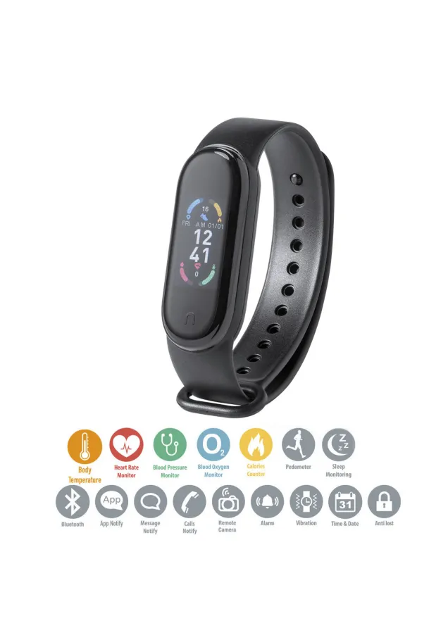 Brazalete Inteligente Selkos Conexión Bluetooth. Pantalla TFT 0,96