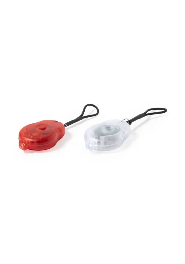 Set Luces Seguridad Bici Bowel 2 Piezas. 1 Led. 2 Posiciones de Luz. Pilas Botón Incluidas