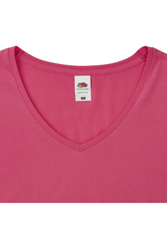 Camiseta Mujer Color Iconic V-Neck