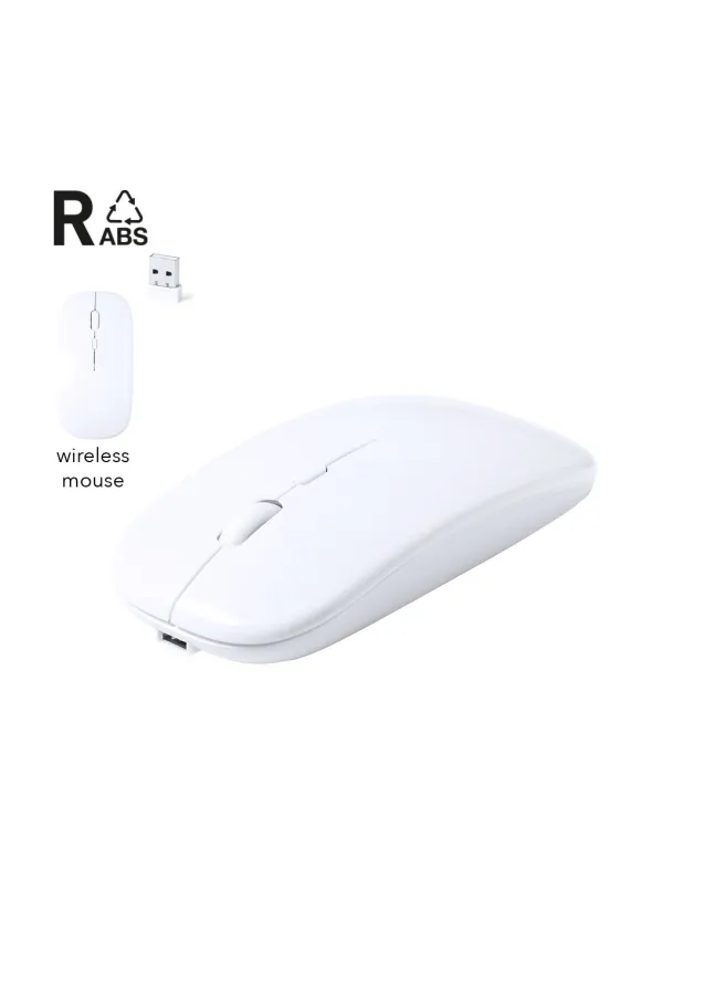 Ratón Chestir RCS Inalámbrico. Óptico. Recargable USB