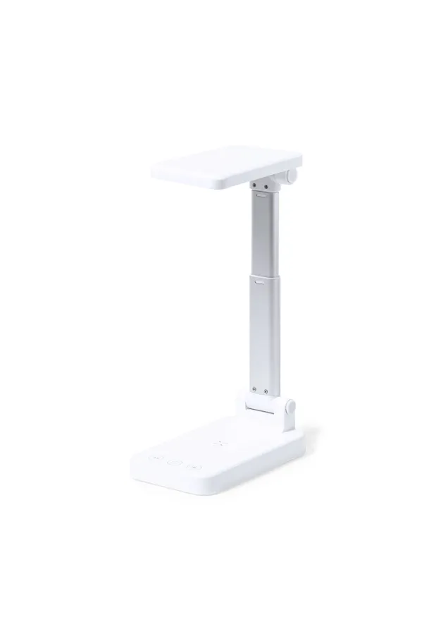 Lámpara Multifunción Cirgux Plegable. Altura Regulable. 3 Posiciones de Luz. Intensidad de Luz Regulable. Inalámbrico 10W. 3000 mAh. Entrada Tipo C. 1 Salida USB