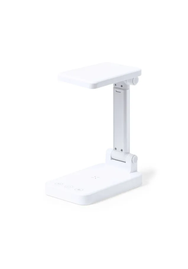 Lámpara Multifunción Cirgux Plegable. Altura Regulable. 3 Posiciones de Luz. Intensidad de Luz Regulable. Inalámbrico 10W. 3000 mAh. Entrada Tipo C. 1 Salida USB