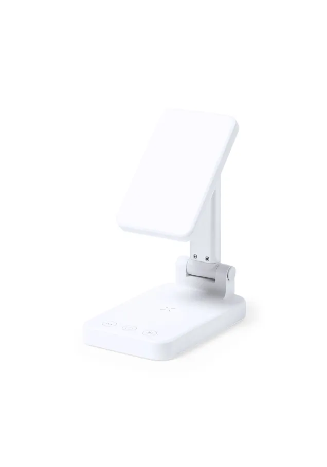 Lámpara Multifunción Cirgux Plegable. Altura Regulable. 3 Posiciones de Luz. Intensidad de Luz Regulable. Inalámbrico 10W. 3000 mAh. Entrada Tipo C. 1 Salida USB