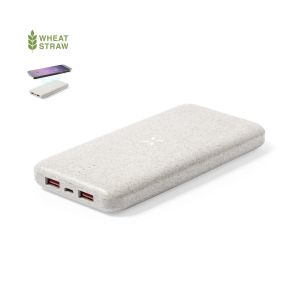 Power Bank Yendik Inalámbrico 10W. 8000 mAh. 2 Salidas USB y 1 Tipo C. Entrada Tipo C