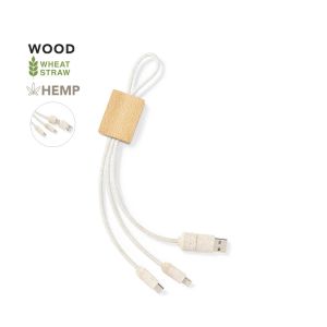 Cable Cargador Nuskir Conexión Micro USB, Tipo C y Lightning 5V DC 2.4A