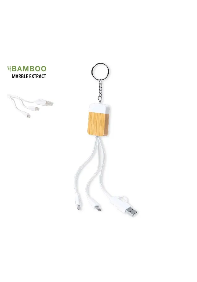 Cable Cargador Brestin Conexión Micro USB, Tipo C y Lightning 5V DC 2.4A