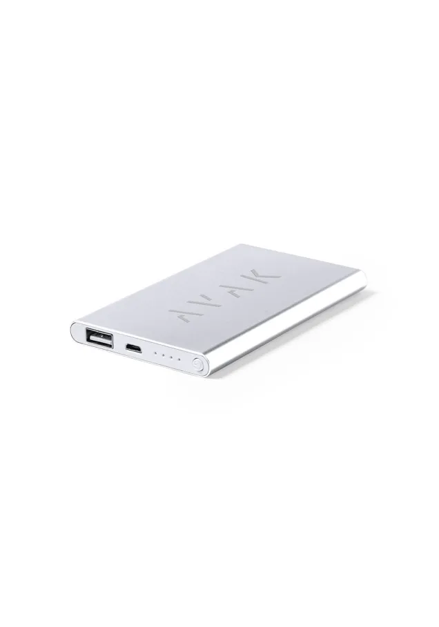 Power Bank Glird 4000 mAh. Salida USB. Entrada Micro USB