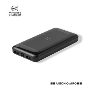 Power Bank Baliok Inalámbrico 5W. 5000 mAh. 2 Salidas USB y 1 Tipo C. Entrada Micro USB y Tipo C