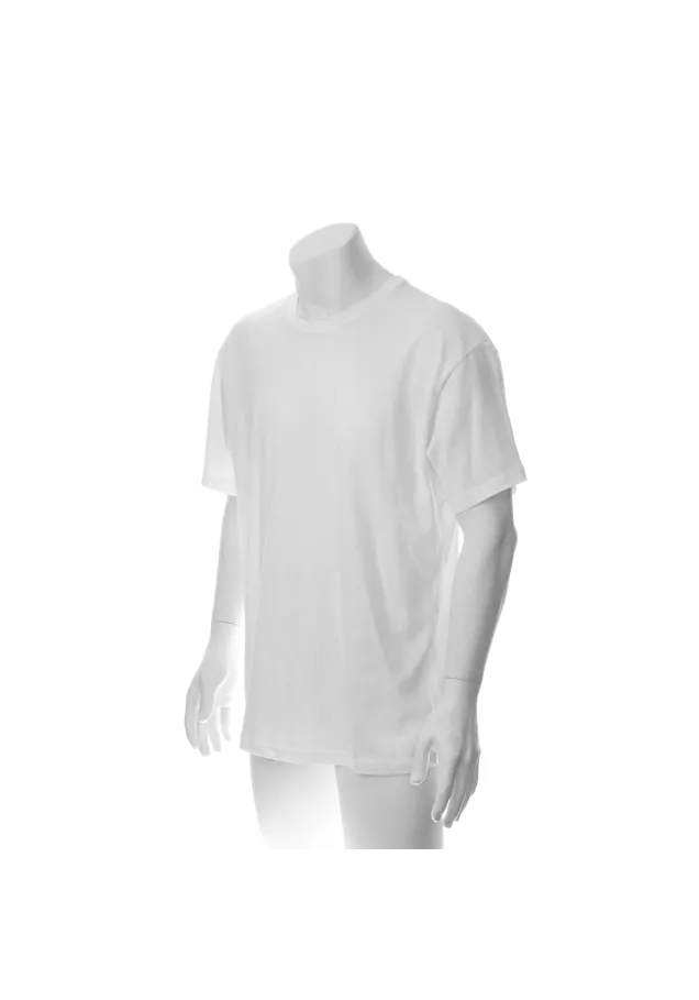 Camiseta Adulto Blanca Hecom Tallas: S, M, L, XL, XXL