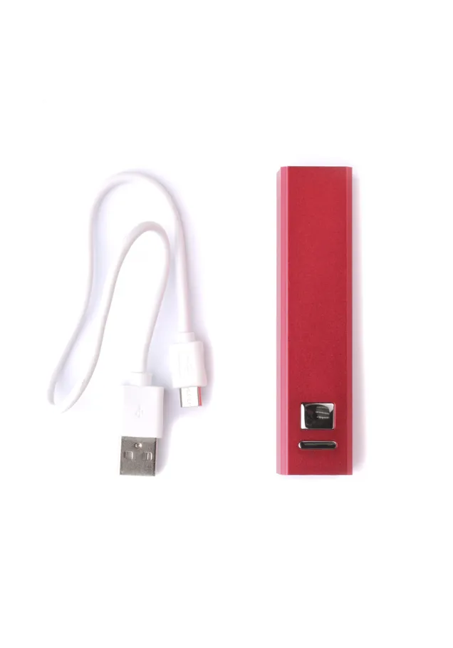 Power Bank Thazer 2200 mAh. 1 Salida USB. Entrada Micro USB. Cable Incluido